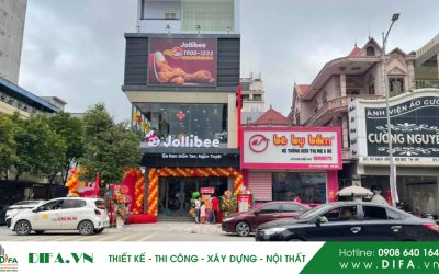 THI CÔNG CỬA HÀNG JOLLIBEE NÚI ĐÈO - HẢI PHÒNG