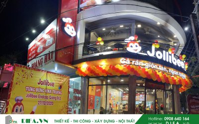 THI CÔNG CỬA HÀNG JOLLIBEE QUẢNG TRỊ ️