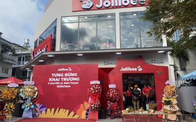 HOÀN THÀNH THI CÔNG DỰ ÁN JOLLIBEE NGUYỄN XÍ