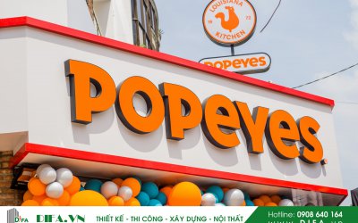 THI CÔNG CHUỖI CỬA HÀNG GÀ RÁN POPEYES