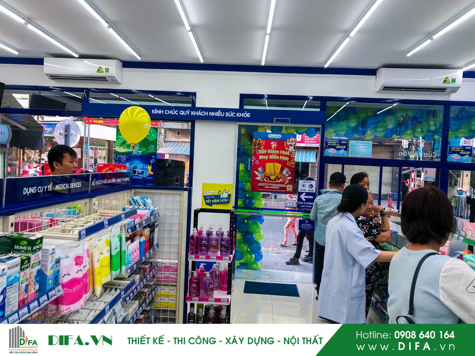 Thi công chuỗi nhà thuốc - Pharmacity số 304