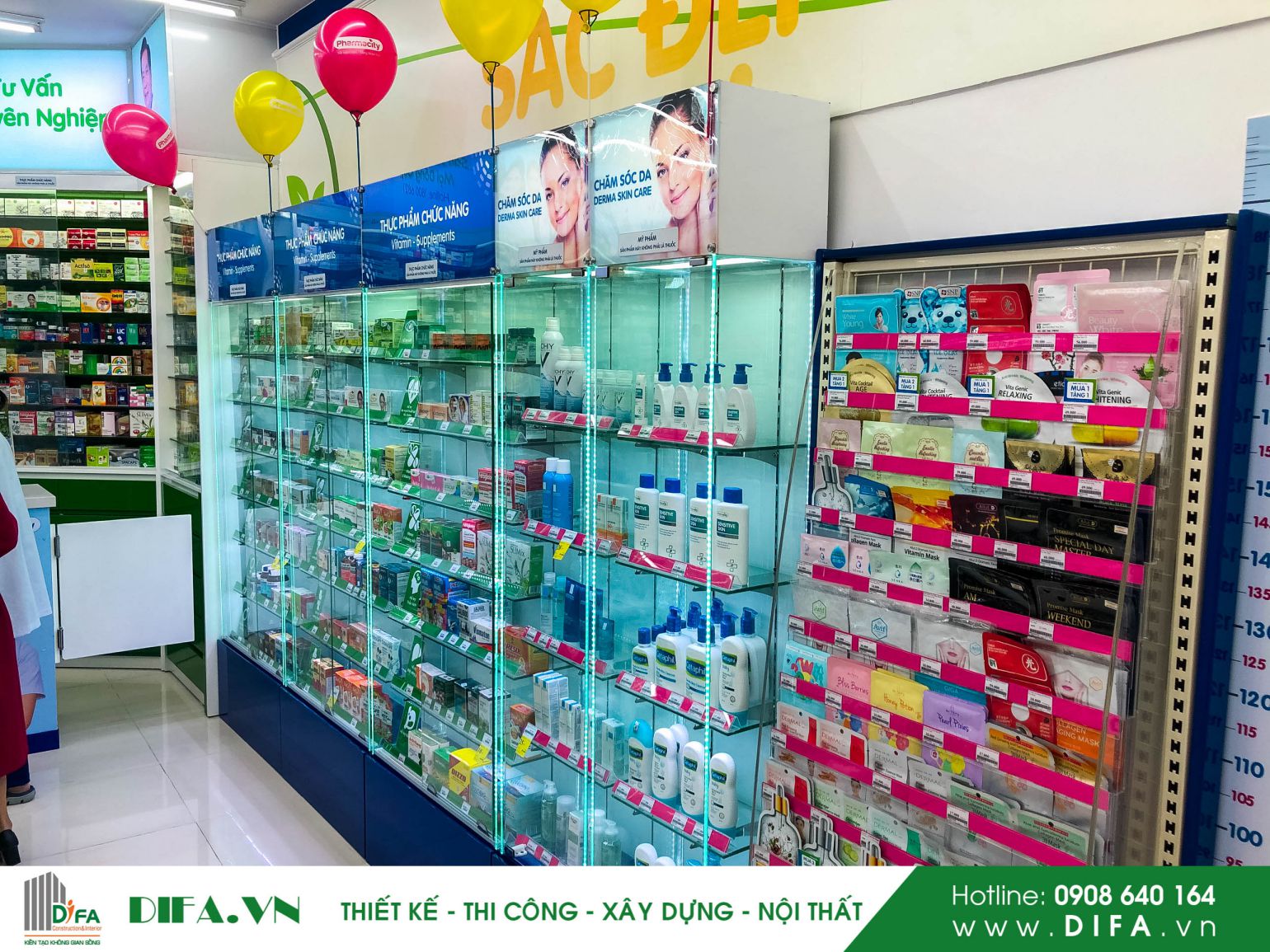 Thi công chuỗi nhà thuốc - Pharmacity số 304