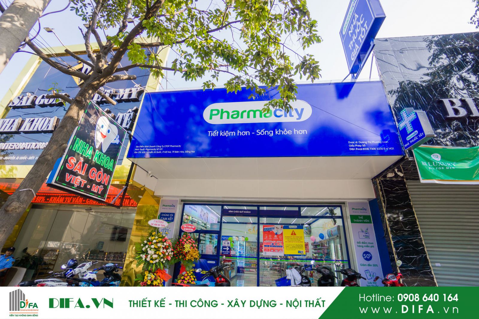 Thi công nhà thuốc - Pharmacity số 331