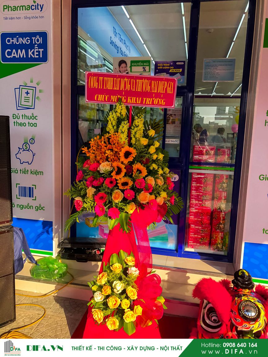 Thi công nhà thuốc - Pharmacity số 297