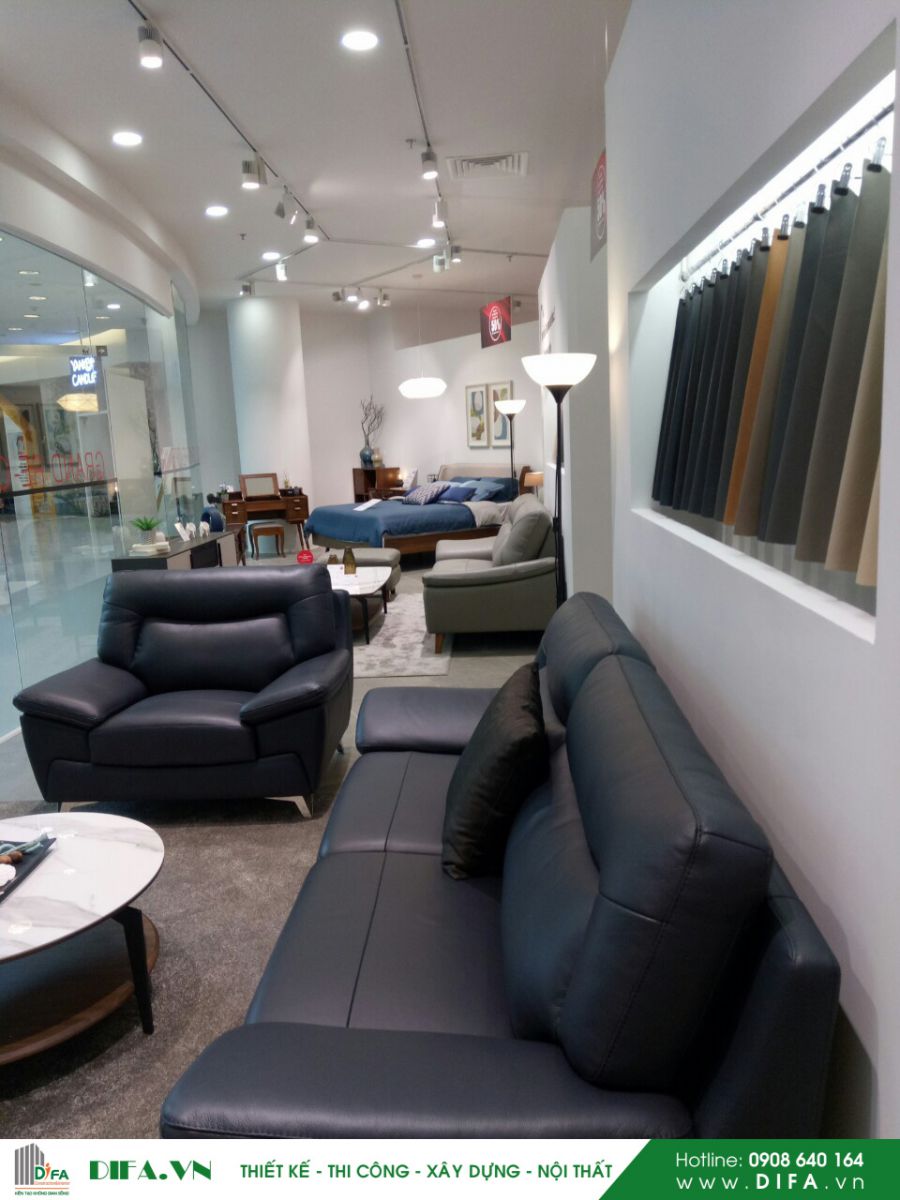 Thiết kế nội thất showroom JANGIN - Crescent Mall