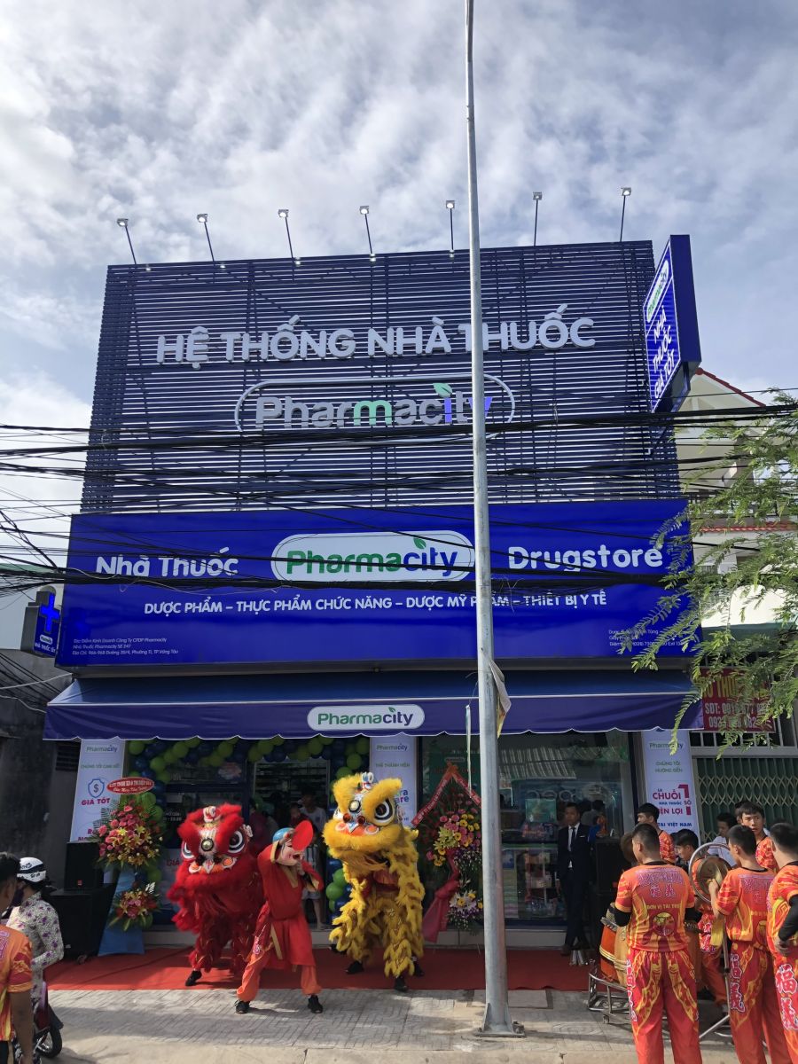 Thi công nội thất đẹp - Hoàn thành nhà thuốc Pharmacity|Diệp Gia