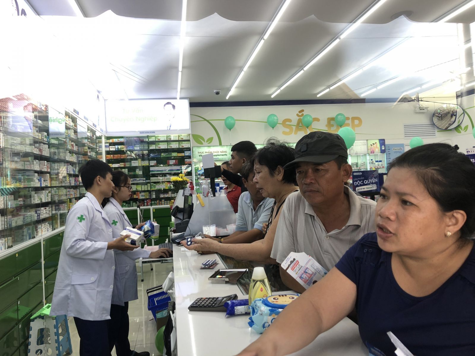 Thi công nội thất đẹp - Hoàn thành nhà thuốc Pharmacity|Diệp Gia